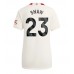 Manchester United Luke Shaw #23 Voetbalkleding Derde Shirt Dames 2023-24 Korte Mouwen